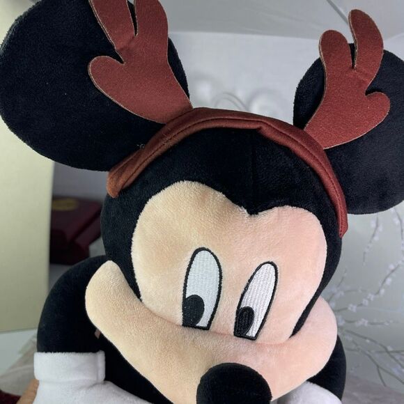 Micky Mouse with antlers plush with throw lap blanket The Big One - Picture 4 of 7